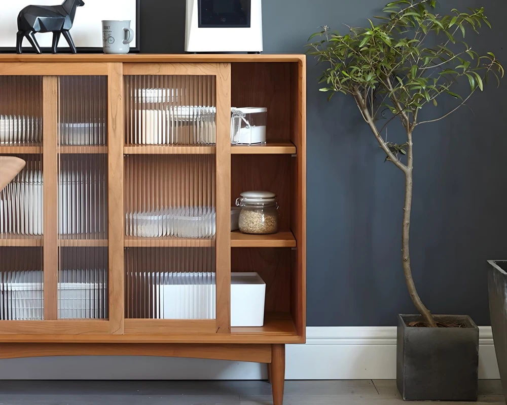 wood sideboard buffet cabinet